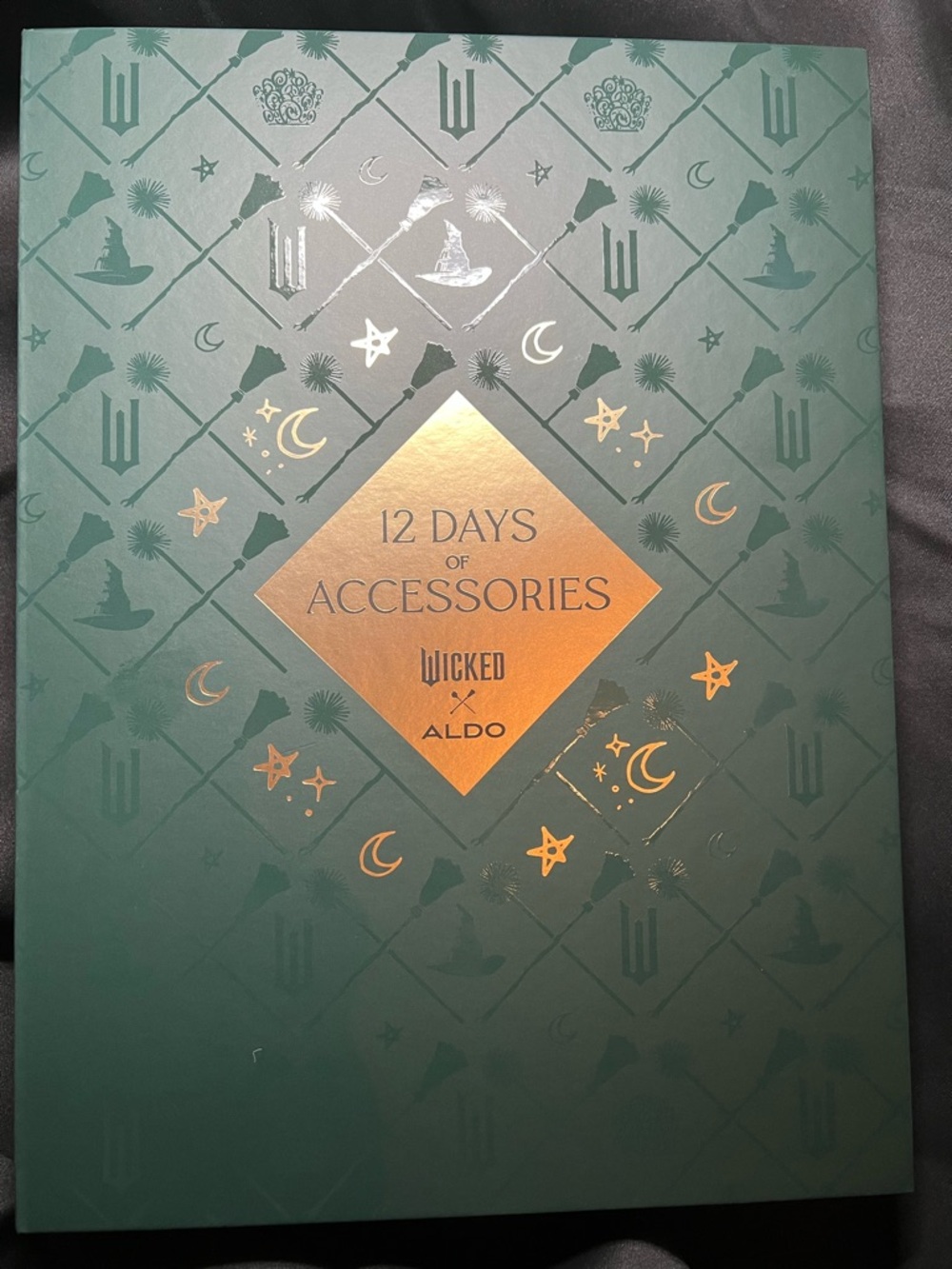 Aldo white box with gold lettering